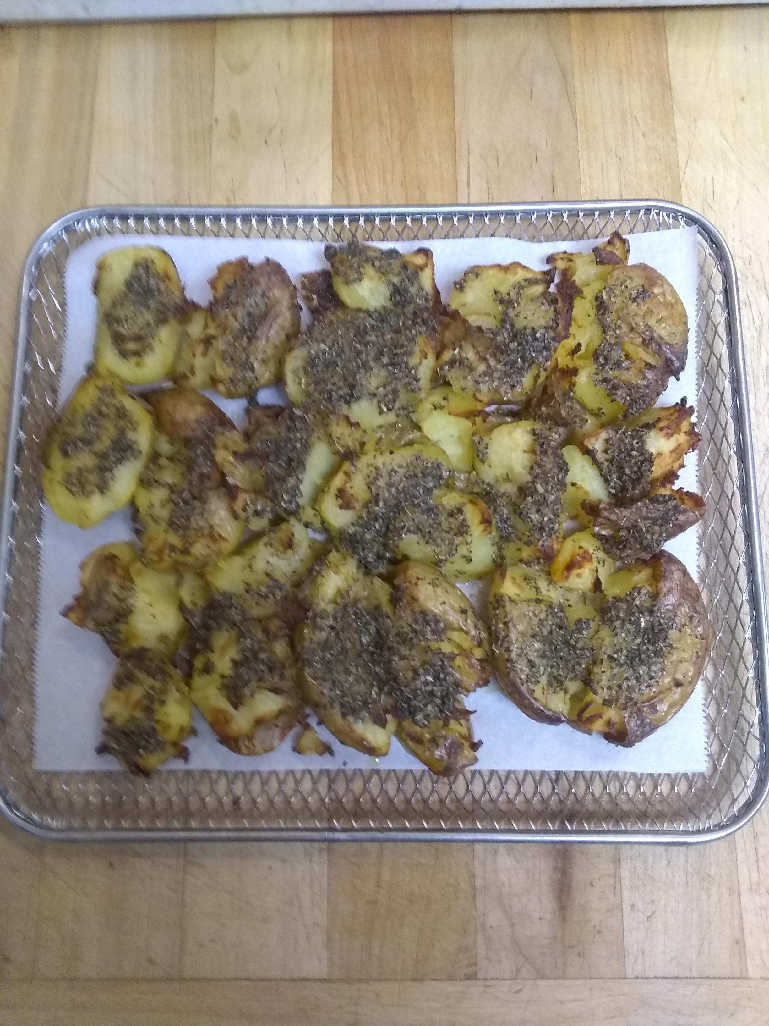 Smashed potatoes Image