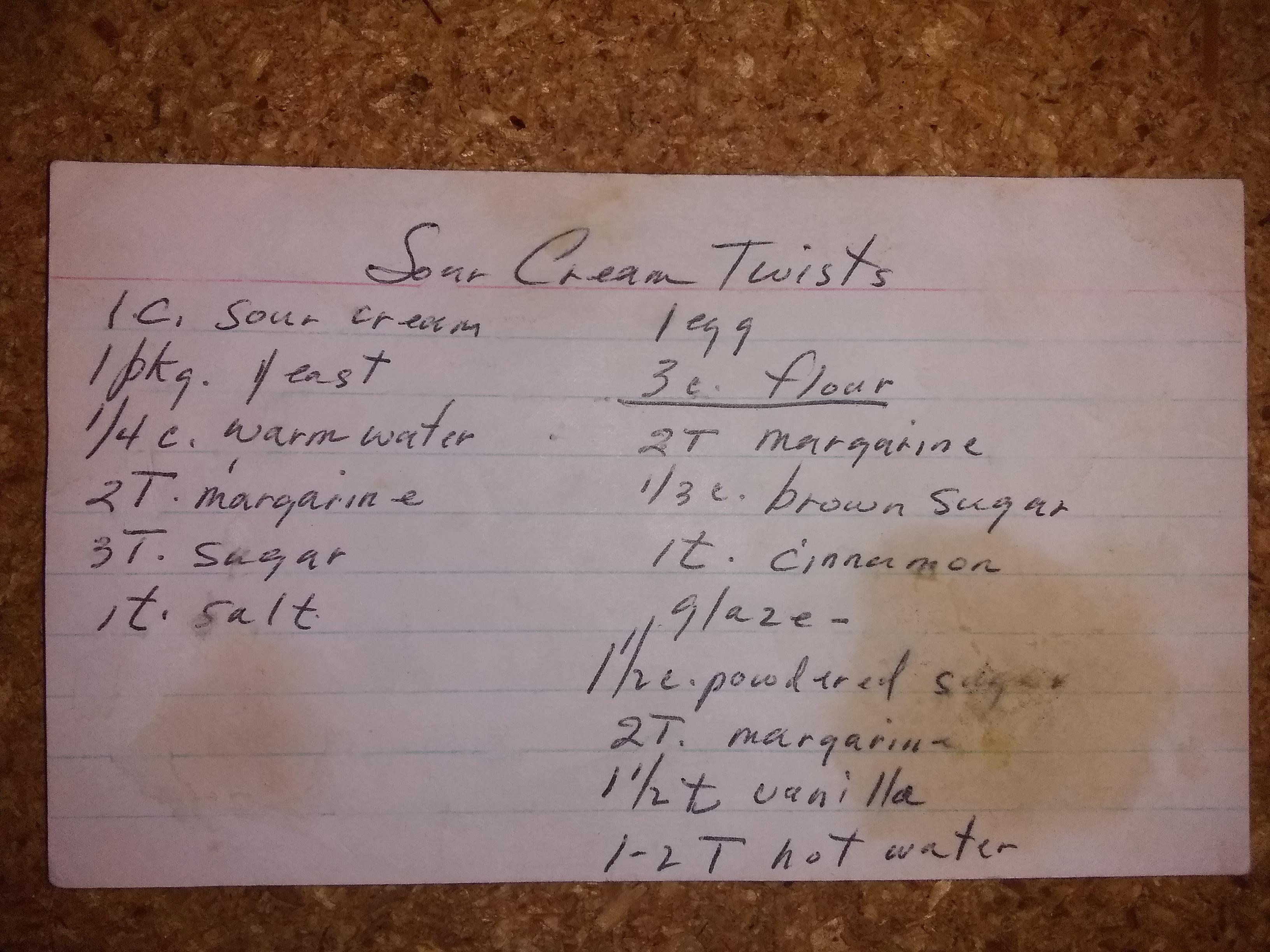 Sour Cream Twists Image